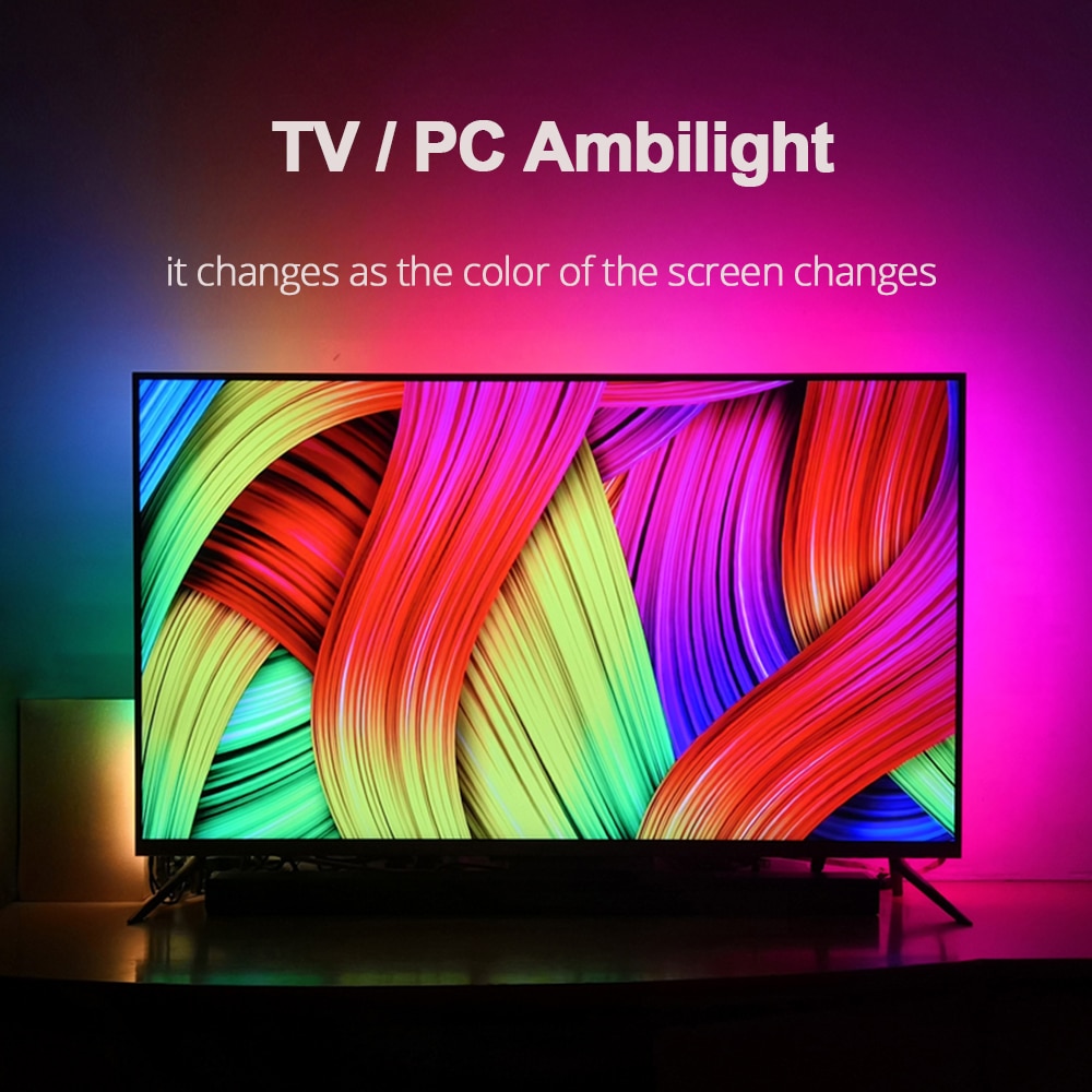 DIY ֺ TV PC 帲 ũ USB LED Ʈ HDTV ..